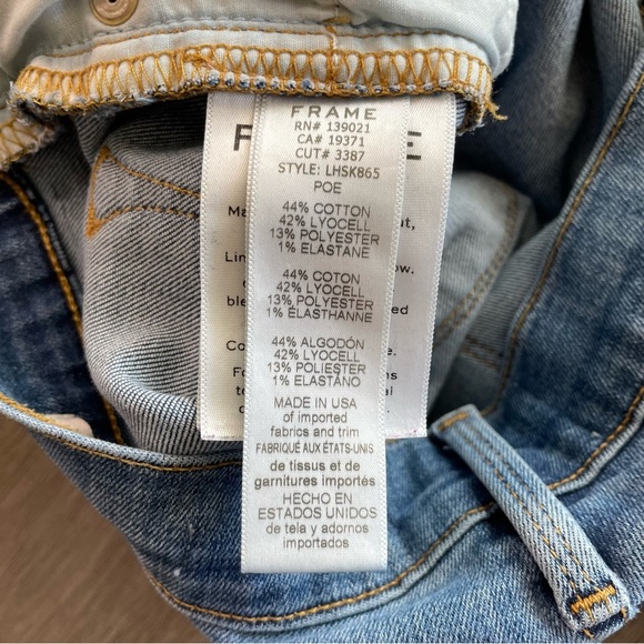 Frame Le High Skinny High Rise Denim Jeans 27 - Picture 8 of 12
